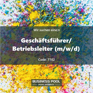 Geschäftsführer/Betriebsleiter (m/w/d)